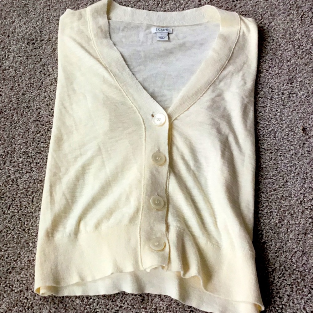 Women J Crew cardigan size L